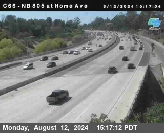 NB 805 at Home Ave (On Ramp)