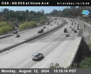 NB 805 at Home Ave (On Ramp)