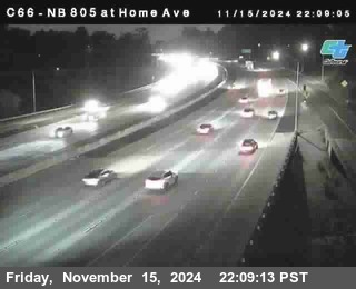 NB 805 at Home Ave (On Ramp)