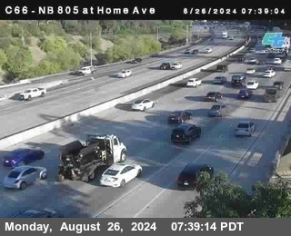 NB 805 at Home Ave (On Ramp)