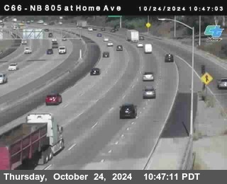 NB 805 at Home Ave (On Ramp)