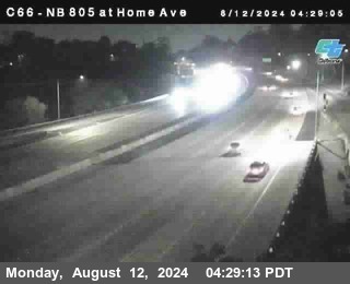 NB 805 at Home Ave (On Ramp)