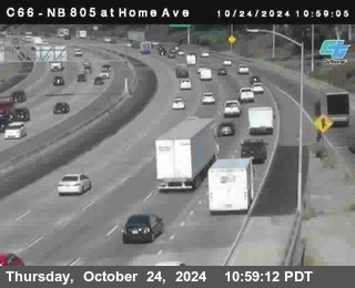 NB 805 at Home Ave (On Ramp)