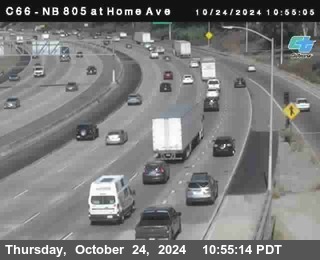 NB 805 at Home Ave (On Ramp)