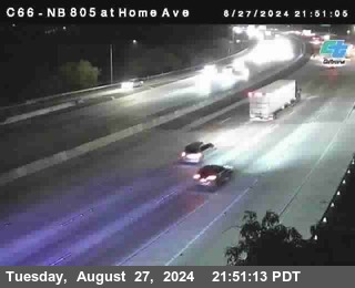 NB 805 at Home Ave (On Ramp)