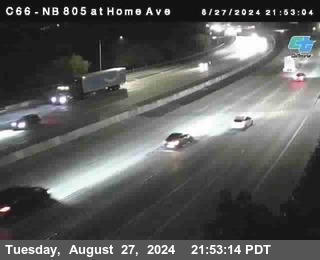 NB 805 at Home Ave (On Ramp)