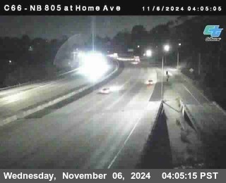 NB 805 at Home Ave (On Ramp)