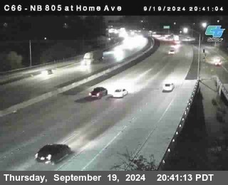 NB 805 at Home Ave (On Ramp)