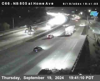 NB 805 at Home Ave (On Ramp)