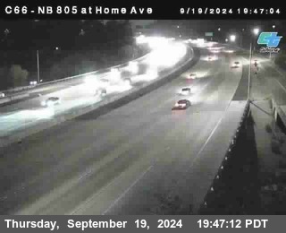 NB 805 at Home Ave (On Ramp)