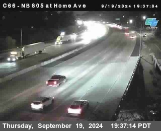 NB 805 at Home Ave (On Ramp)