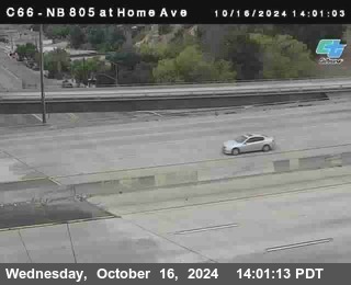 NB 805 at Home Ave (On Ramp)