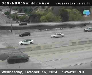 NB 805 at Home Ave (On Ramp)