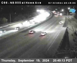 NB 805 at Home Ave (On Ramp)