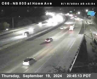 NB 805 at Home Ave (On Ramp)