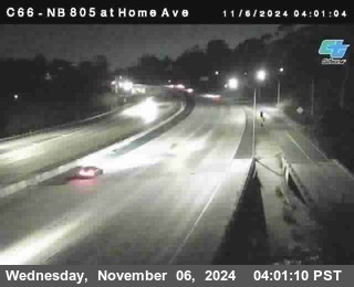 NB 805 at Home Ave (On Ramp)