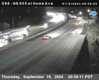 NB 805 at Home Ave (On Ramp)