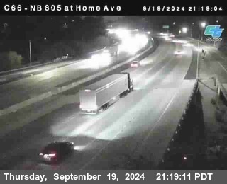 NB 805 at Home Ave (On Ramp)