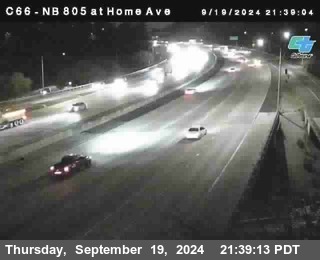 NB 805 at Home Ave (On Ramp)