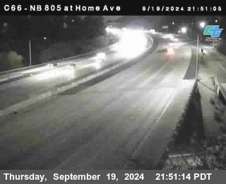 NB 805 at Home Ave (On Ramp)