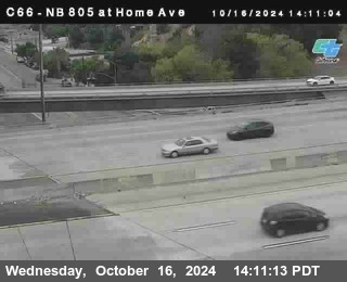 NB 805 at Home Ave (On Ramp)