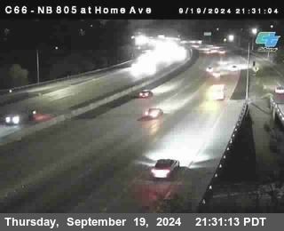 NB 805 at Home Ave (On Ramp)