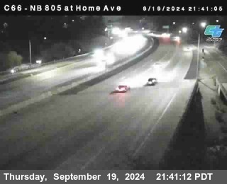 NB 805 at Home Ave (On Ramp)