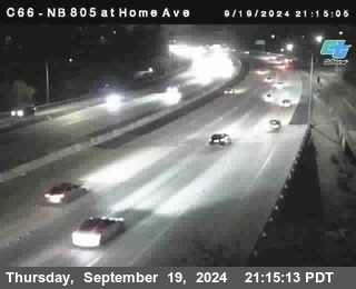 NB 805 at Home Ave (On Ramp)