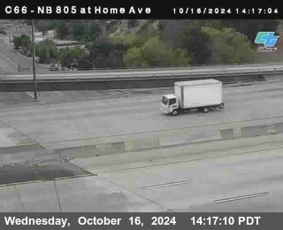 NB 805 at Home Ave (On Ramp)