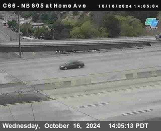 NB 805 at Home Ave (On Ramp)