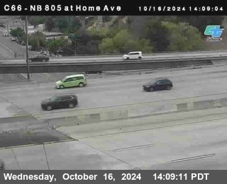 NB 805 at Home Ave (On Ramp)