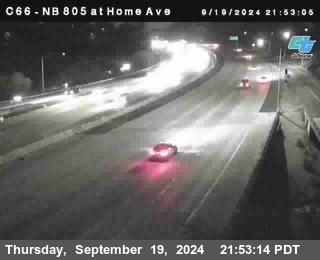 NB 805 at Home Ave (On Ramp)