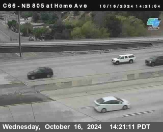 NB 805 at Home Ave (On Ramp)