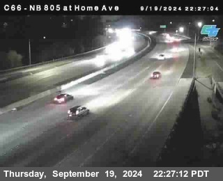 NB 805 at Home Ave (On Ramp)