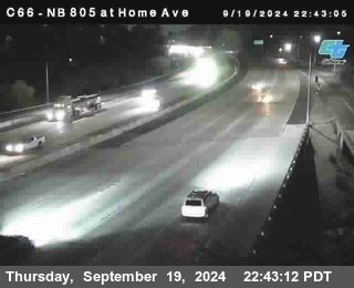 NB 805 at Home Ave (On Ramp)