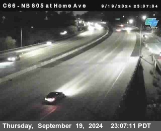 NB 805 at Home Ave (On Ramp)