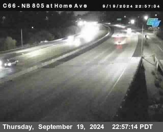 NB 805 at Home Ave (On Ramp)