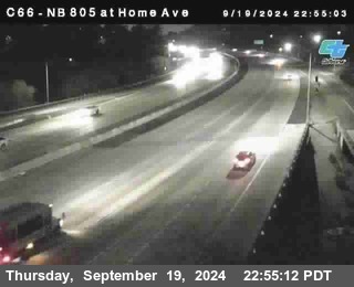 NB 805 at Home Ave (On Ramp)