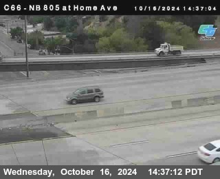 NB 805 at Home Ave (On Ramp)