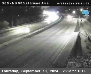 NB 805 at Home Ave (On Ramp)