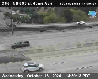 NB 805 at Home Ave (On Ramp)