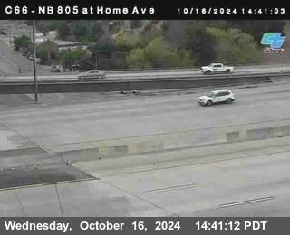 NB 805 at Home Ave (On Ramp)