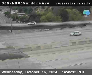 NB 805 at Home Ave (On Ramp)