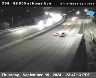 NB 805 at Home Ave (On Ramp)