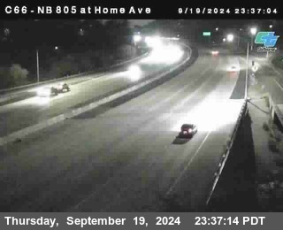 NB 805 at Home Ave (On Ramp)