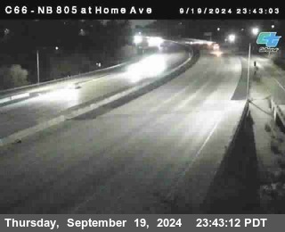 NB 805 at Home Ave (On Ramp)