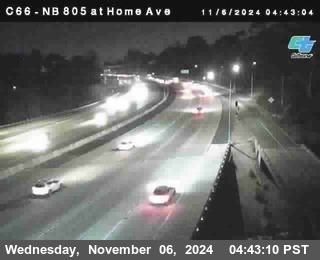 NB 805 at Home Ave (On Ramp)