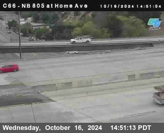 NB 805 at Home Ave (On Ramp)