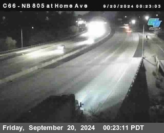 NB 805 at Home Ave (On Ramp)