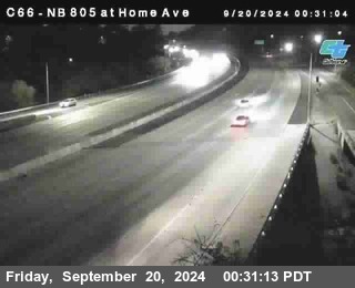 NB 805 at Home Ave (On Ramp)